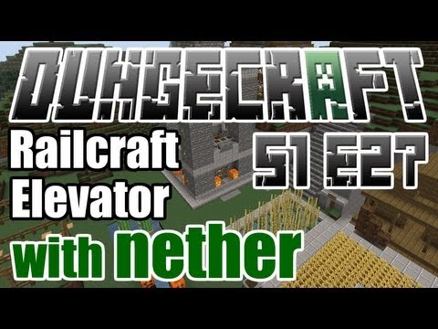Tekkit: DungeCraft - Railcraft Elevator - S1 E27