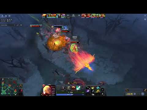 How to lane mid lina (Malr1ne) vs windranger - Dota 2