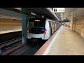 4K Bucharest Metro Trains At Timpuri Noi M1 M3 Apărătorii Patriei M2 Piața Romană M2 Stations