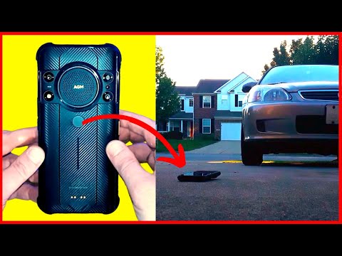 (AGM H5 Pro Review) World's LOUDEST Phone vs CAR! - Rugged Phone Durability Test
