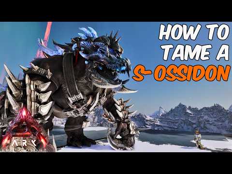 How To Tame a S Ossidon in ARK Survival Ascended + Full Ability Guide