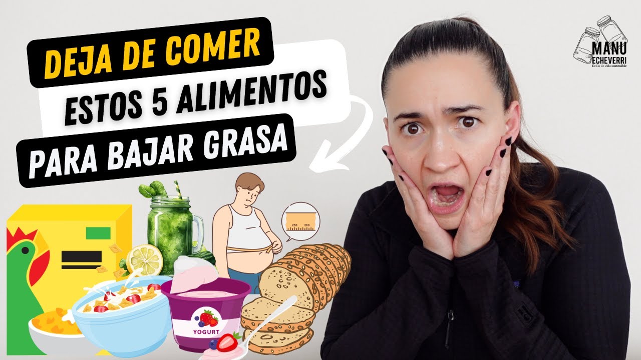 🤯5 ALIMENTOS QUE DEBES EVITAR SI QUIERES PERDER GRASA ABDOMINAL | Manu Echeverri