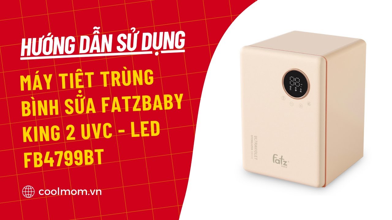 Máy tiệt trùng bình sữa Fatzbaby UVC KING 2 FB4799BT
