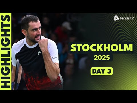 Ruud Takes On Cilic; Borg, Korda & Sonego Also Feature | Stockholm 2025 Day 3 Highlights