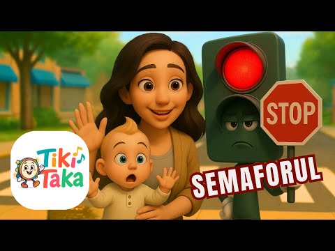Semaforul 🚦 (Bebe trece strada) - Tiki Taka Music for Kids | Melodie educativă pentru copii