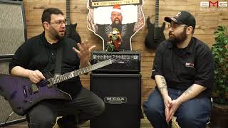 Video thumbnail for Harry's ESP LTD James Hetfield SE Snakebyte Baritone Guitar! by Beau Monde Guitars