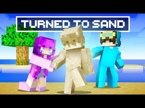 Cash TURNED TO SAND in Minecraft!