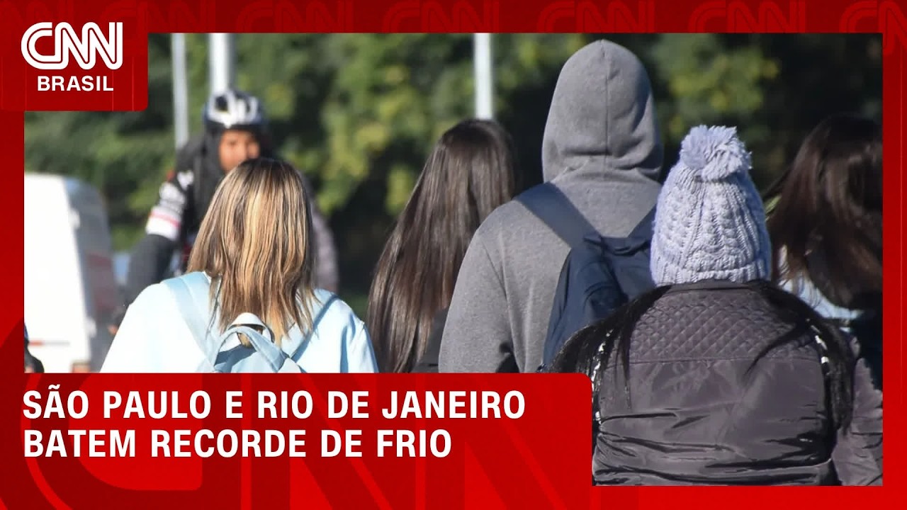 São Paulo e Rio de Janeiro batem recorde de frio nesta segunda-feira (7) | CNN Prime Time