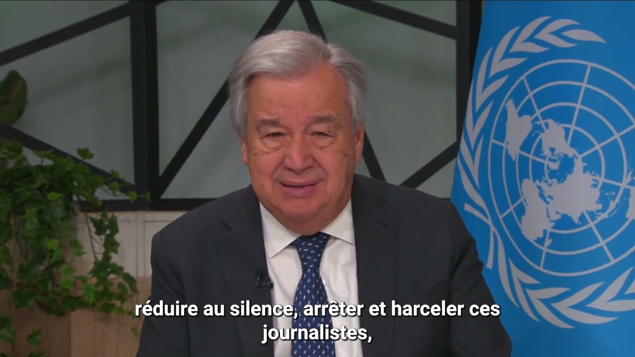 Message du Secrétaire Général à l'occasion de la Journée de la Liberté de la Presse 2024