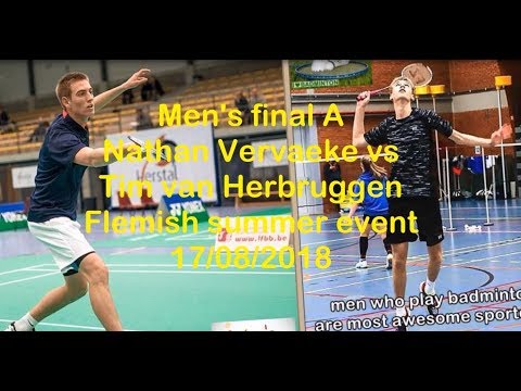 Nathan Vervaeke vs Tim van Herbruggen 12/08/2018