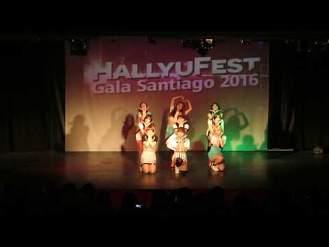 12112016_Black Flowers Cheer Up TWICE en el HallyuFest Gala Santiago 2016