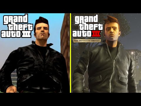 Grand Theft Auto 3 Definitive Edition vs Original All Cutscenes Comparison GTA3 Remaster vs Original
