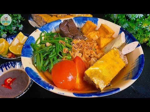 Hướng dẫn nấu CANH BÚN RIÊU CUA đậm đà hấp dẫn như hàng quán | Bếp Của Vợ