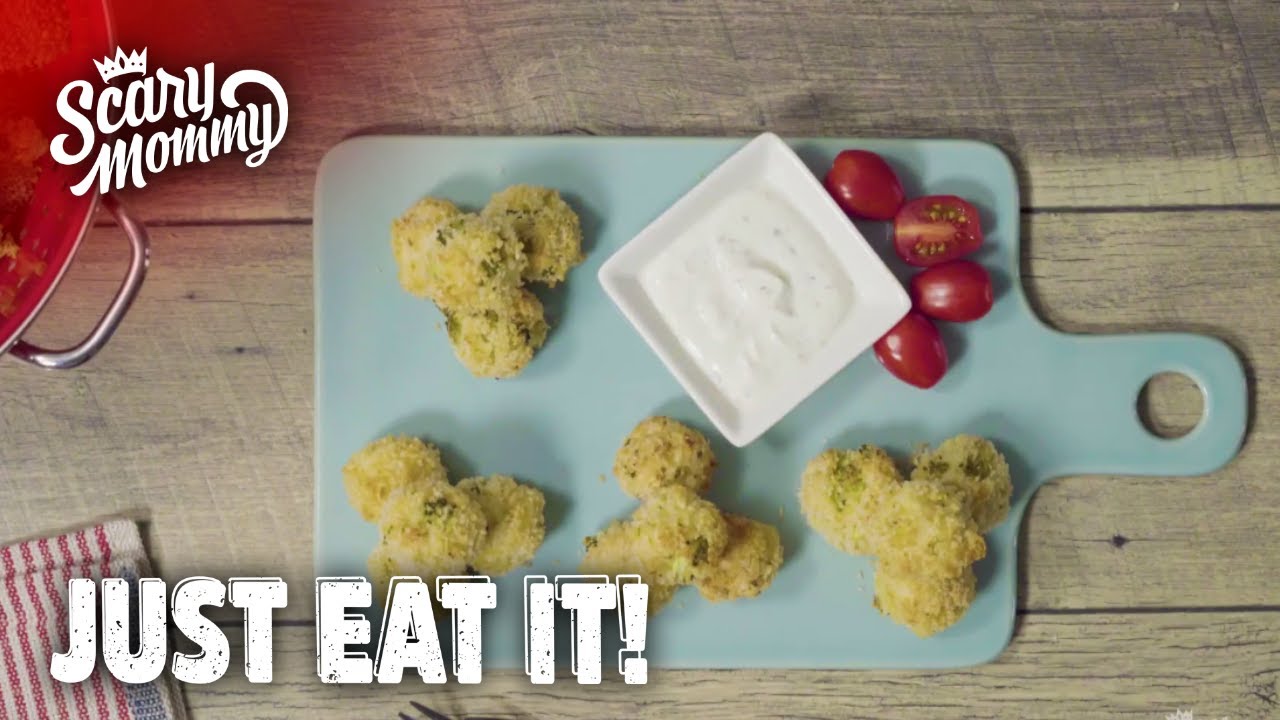 Need To Hide The Healthy Stuff? Introducing Broccoli Bites! | Just Eat It | Scary Mommy