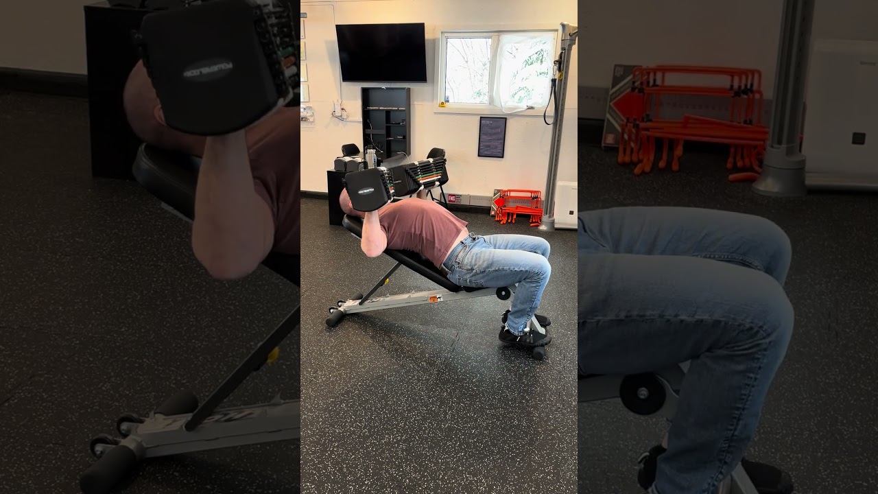 Incline Dumbbell Chest Press (90 lbs x 2…Personal Best)