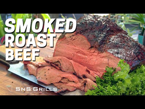 Smoked Roast Beef from Top Sirloin Roast Recipe - BBQ...