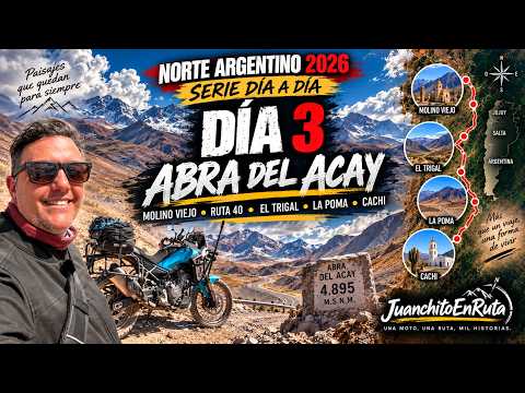 Abra del Acay en moto: El tramo mas desafiante de la ruta 40 / Nortes Argentino .cap3