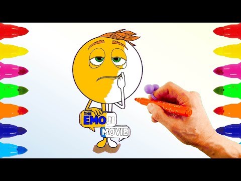 Emoji Coloring Page | Learn Colors for Children | Learning Video for kids | Art Colours with Markers