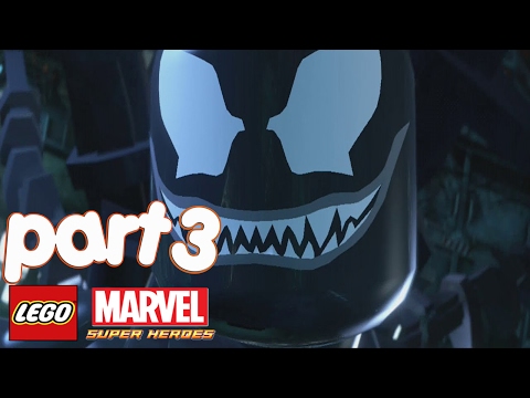 LEGO Marvel Super Heroes Walkthrough gameplay Part 3 - Venom (Exploratory Laboratory)
