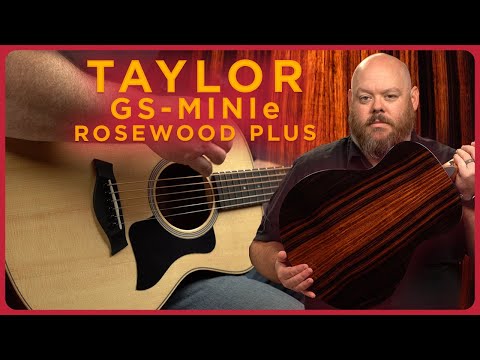 2025 Taylor GS Mini-e Rosewood Plus - Natural | Small Body Travel Acoustic Guitar Ebony Fretboard ES-2 Pickup | Case image 21