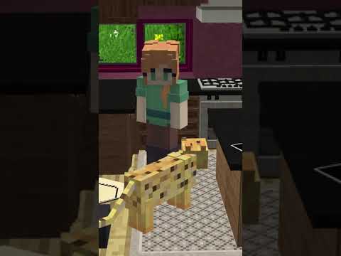 BOYS vs GIRLS - WHEN YOU HAVE NO FOOD AT HOME |  MINECRAFT #SHORTS