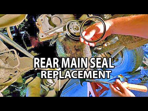 Replacing The REAR MAIN SEAL On The 1993 Ford F150 Project Truck