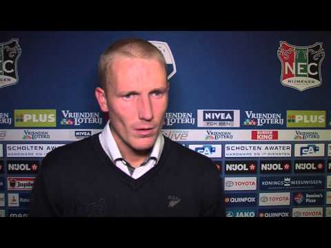 Reactie Nick van der Velden na afloop van N.E.C. - Roda JC