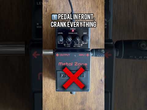 This is how you should (and shouldn’t) use a Boss Metal Zone! Morbid Angel - Inmortal Rites tone
