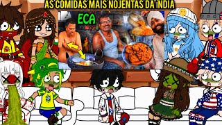 CountryHumans React AS COMIDAS MAIS NOJENTAS DA ÍNDIA 😂❤️ •FALA DE TUDO•