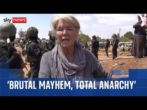 Sky's Alex Crawford explains the complexities of the violence sweeping southern Syria