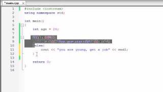 Buckys C++ Programming Tutorials - 17 - if / else Statement