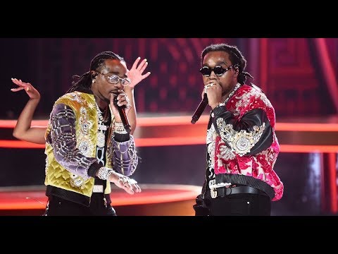 Watch Migos Perform 'Walk It Talk It,' 'Stir Fry' Medley at BET Aw ards