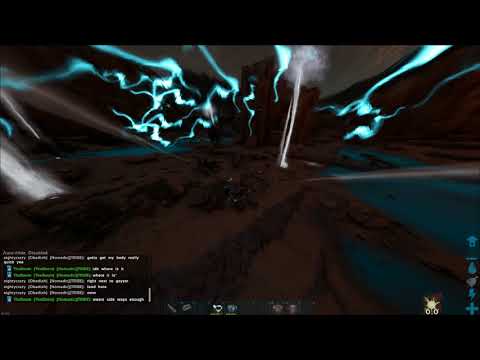 Ark Extinction Desert Titan kill with Quetz + Giga!