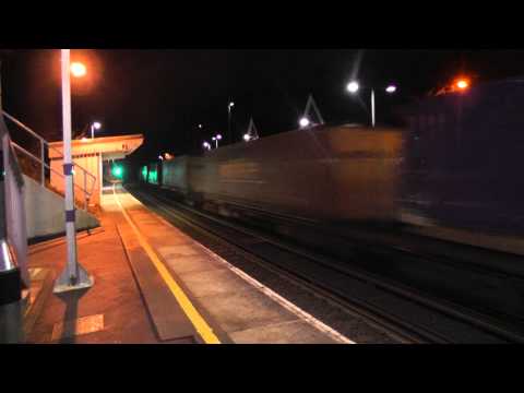 (HD) GBRfs 92032 + Europorte 92038 Pass Barming, Working 4O93 Daventry - Dollands Moor