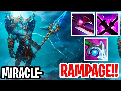 Longest Rampage In Dota 2 History! - Miracle- Phantom Lancer - Dota 2