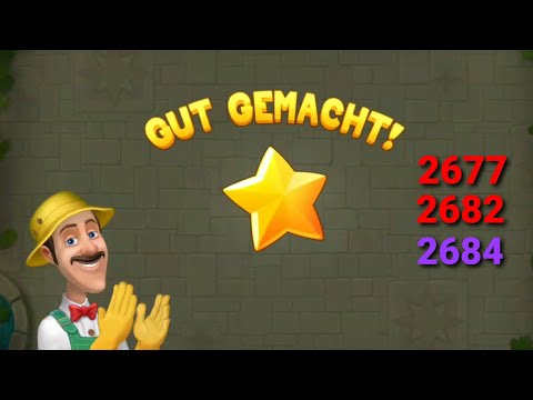 Gardenscapes    Level   2677 & 2682 & 2684