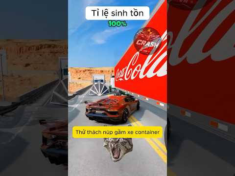 Siêu Xe Vượt Ẩu Ngay Trên Cầu #crash #crashlabvn #beamng
