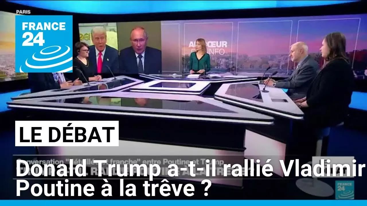 Trump a-t-il rallié Poutine à la trêve ? • FRANCE 24