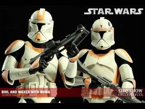 Star Wars 12 Inch Sideshow Boil & Waxer With Numa HD Action Figure Review | www.flyguy.net