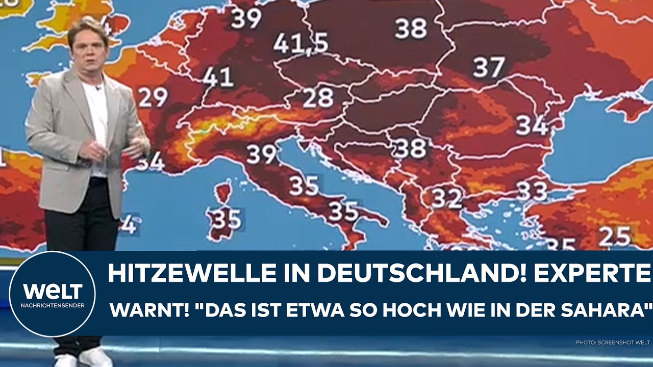 HITZEWELLE IN DEUTSCHLAND: Bis zu 42 Grad! Experte warnt! "Das ist etwa so hoch wie in der Sahara!"