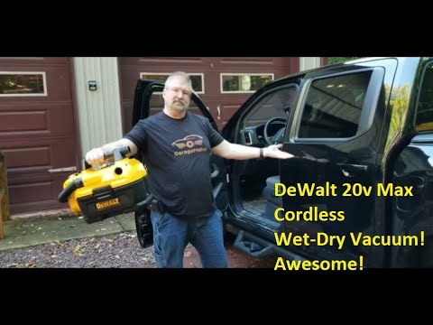 DeWalt 20V MAX Cordless Wet Dry Vacuum This Thing is AwEsOmE!