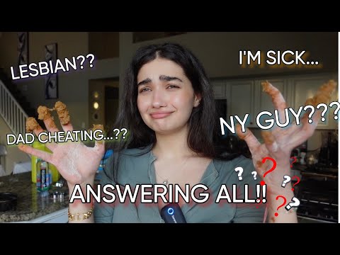 ANSWERING ALL YOUR QUESTIONS...(DAD IS CHEATING??) #baking