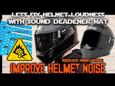 Improve Helmet Noise - Reduce Simpson Mod Bandit Loudness