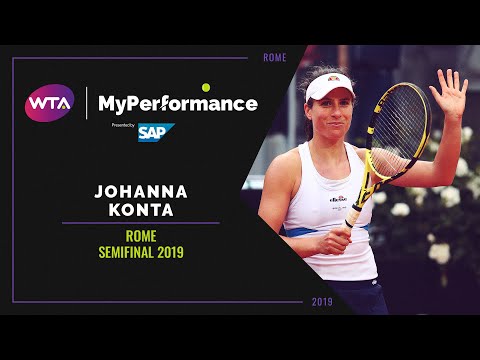 Теннис My Performance | Johanna Konta | 2019 Rome Semifinal