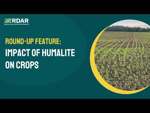 RDAR Round-Up feature: Impact of humalite on crops