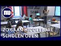 Ontsmettingsmiddelen en afstand bij heropening middelbare scholen | NU.nl