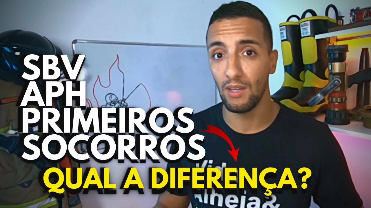 Diferença entre PRIMEIROS SOCORROS, SBV E APH