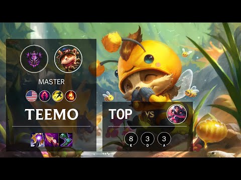 Teemo Top vs Irelia - NA Master Patch 11.1