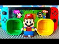 Lego Super Mario What S In The Yellow Pipe Saving Peach Luigi Legomario