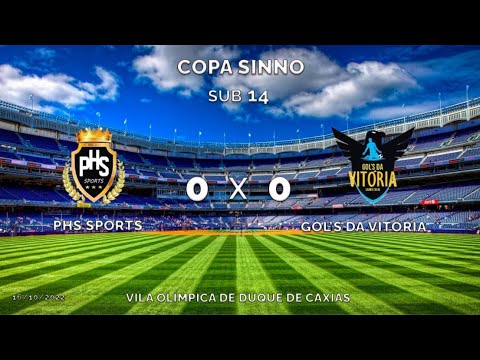 PHS SPORT X GOL'S DA VITÓRIA - SUB 14 - COPA SINNO - VILA OLÍMPICA DE DUQUE DE CAXIAS